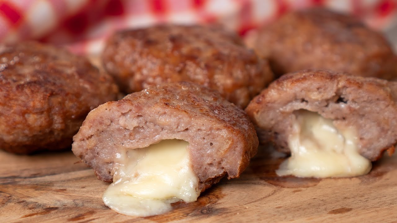 Receta de Filetes rusos con queso