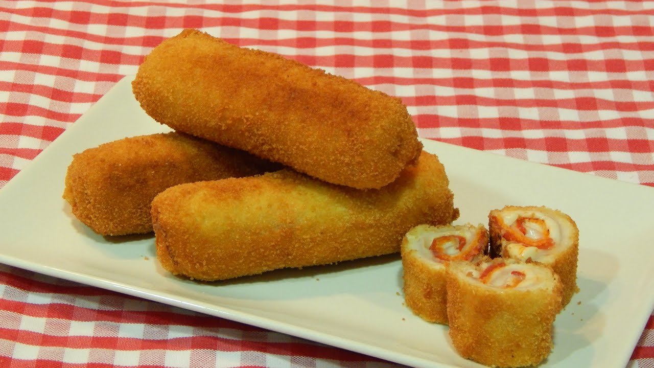 Receta de Flamenquines de pan de molde