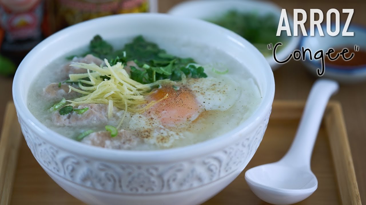 Receta de Gachas de arroz chinas (congee)
