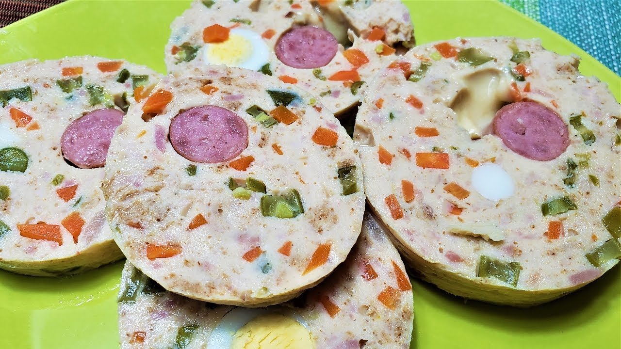 Receta de Galantina de pollo relleno