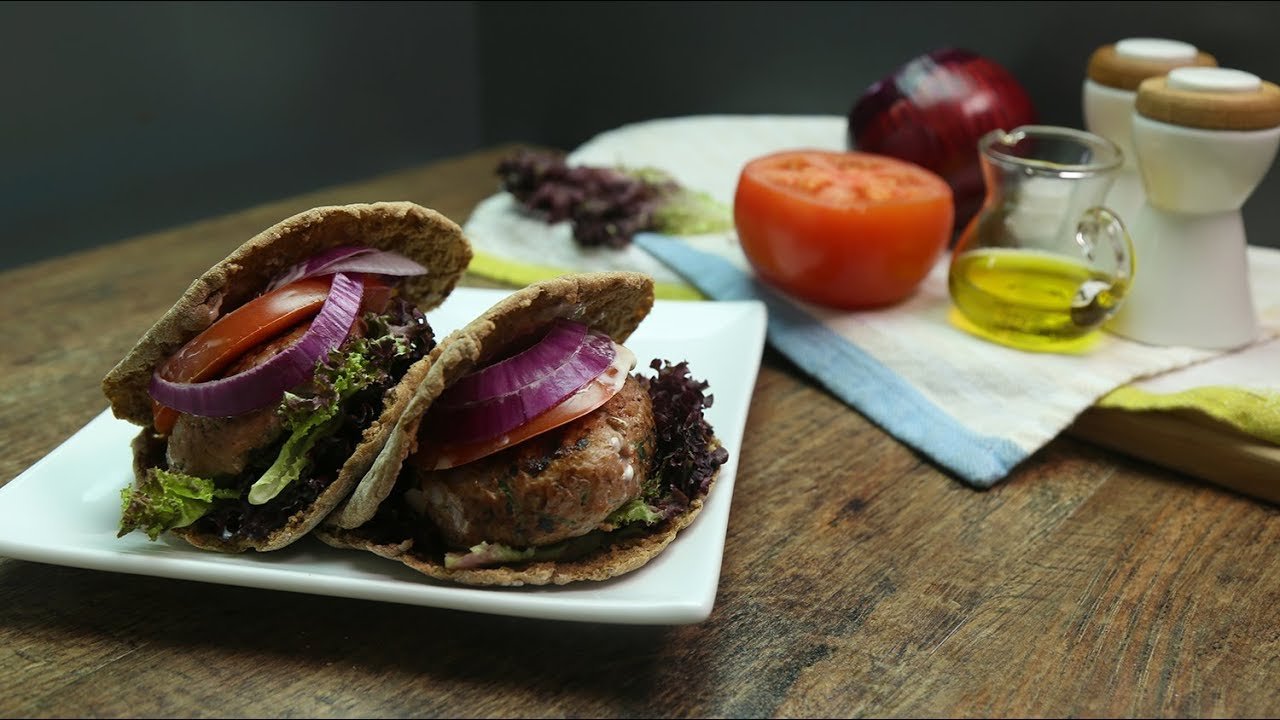 Receta de Hamburguesa light de pollo