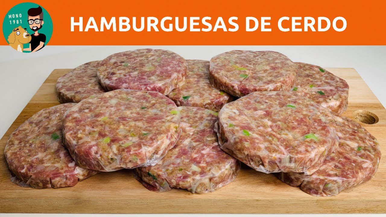 Receta de Hamburguesas de cerdo