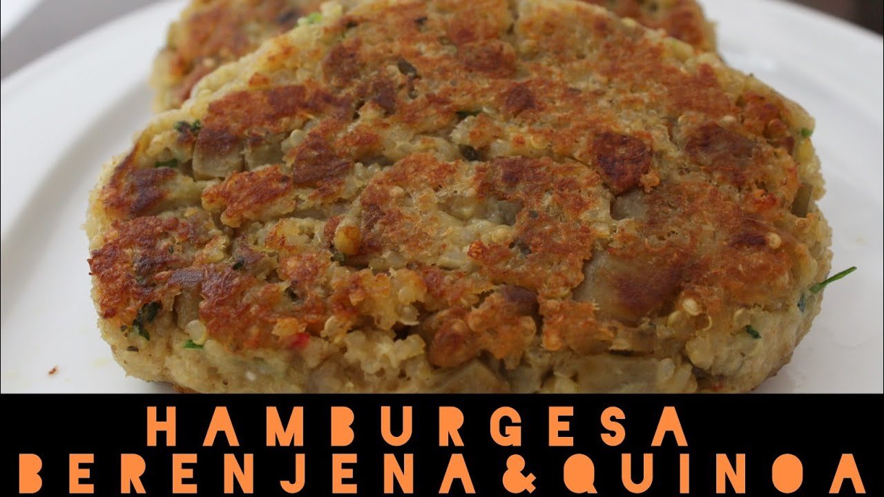 Receta de Hamburguesas de quinoa y berenjena