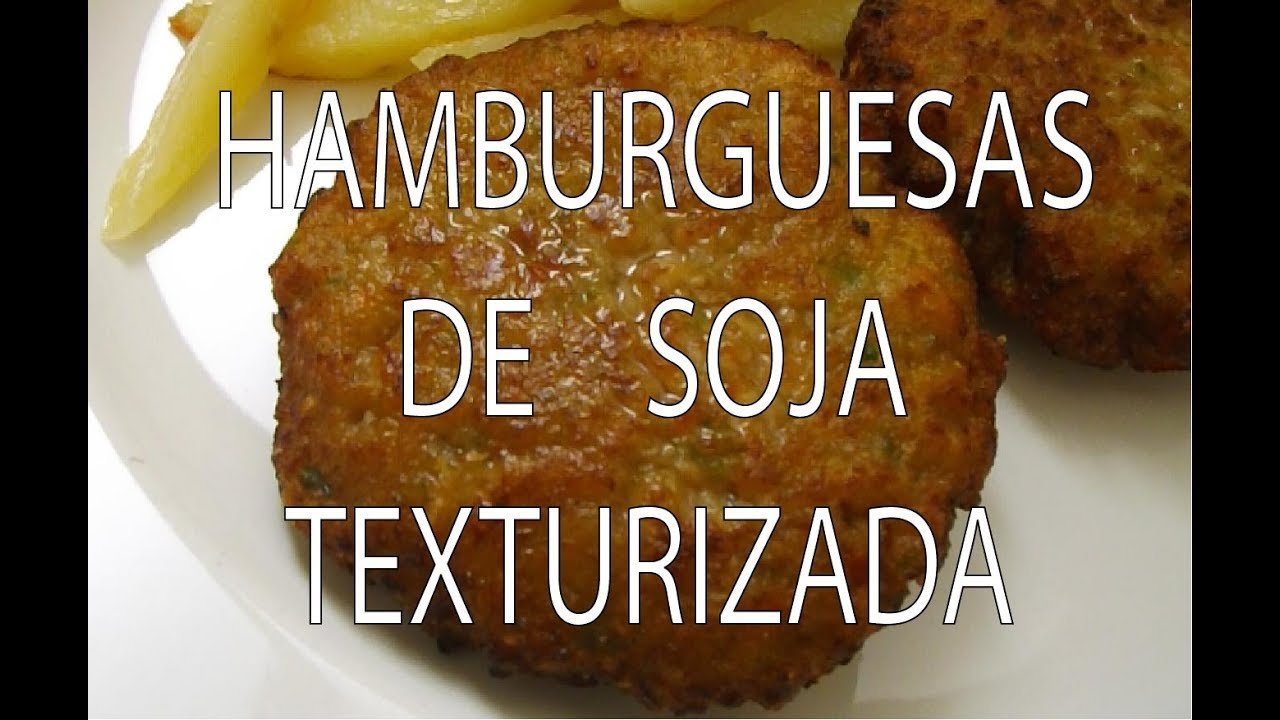 Receta de Hamburguesas de soja texturizada