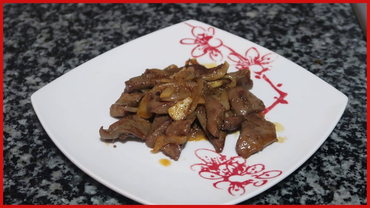 Receta de Hígado de cordero encebollado