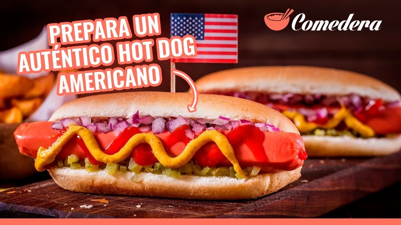 Receta de Hot dog americano original