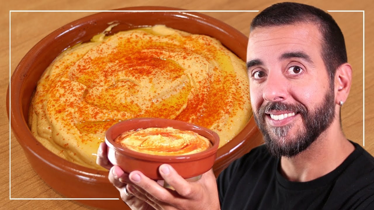 Receta de Hummus de garbanzos