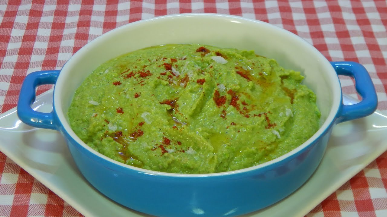 Receta de Hummus de guisantes