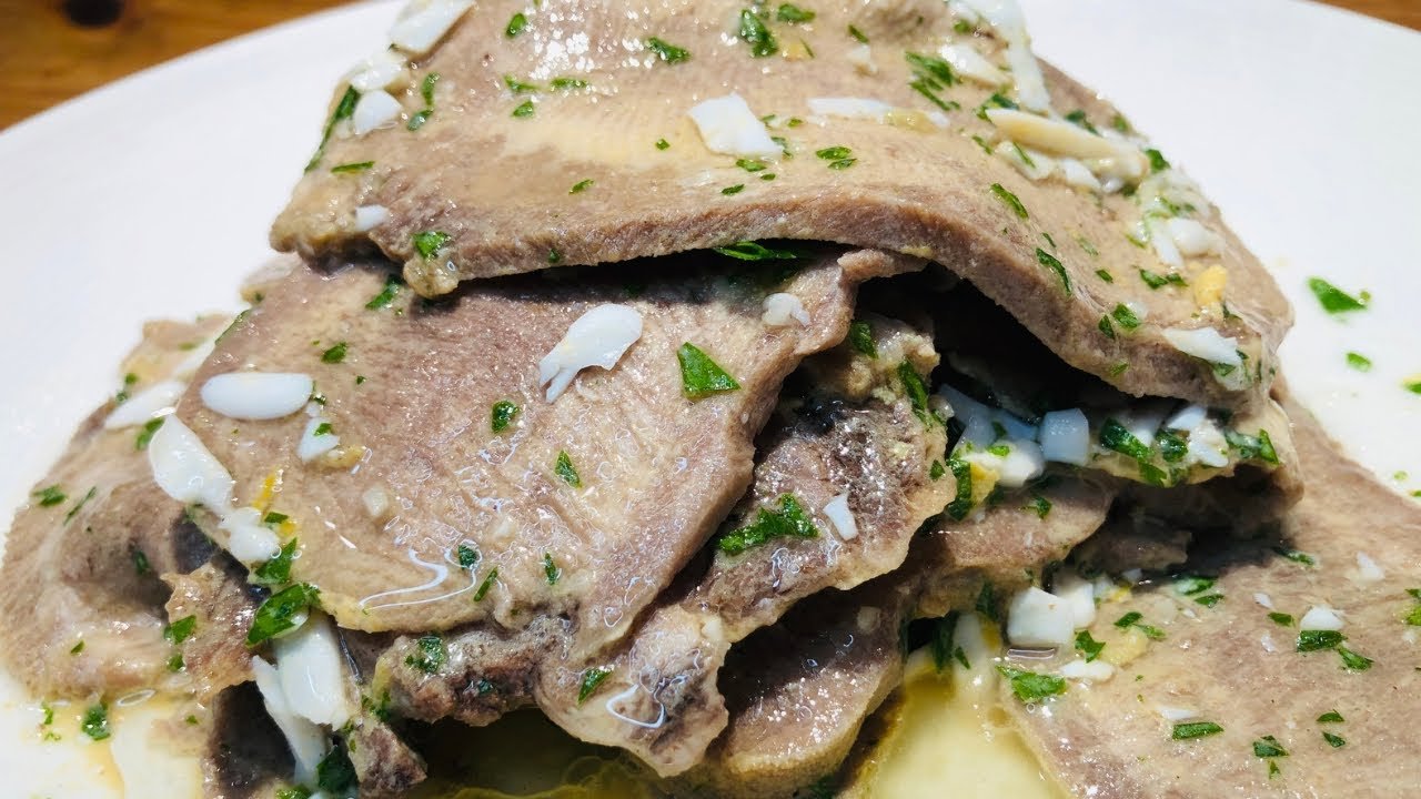 Receta de Lengua a la vinagreta criolla