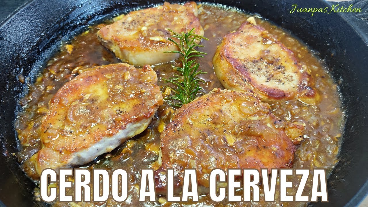 Receta de Lomo de cerdo a la cerveza y miel