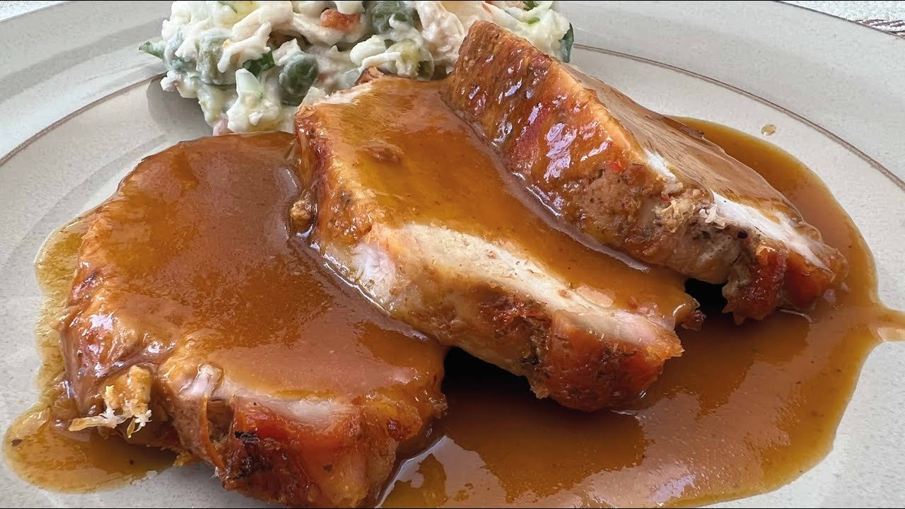 Receta de Lomo de cerdo acaramelado al horno