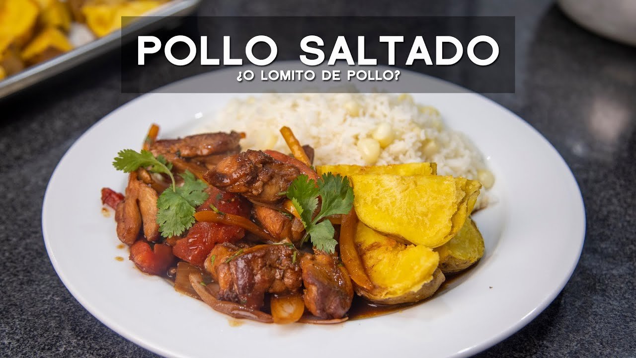 Receta de Lomo saltado de pollo jugoso