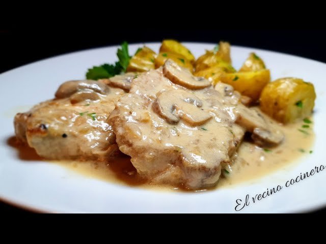 Receta de Medallones de lomo en salsa de champiñones