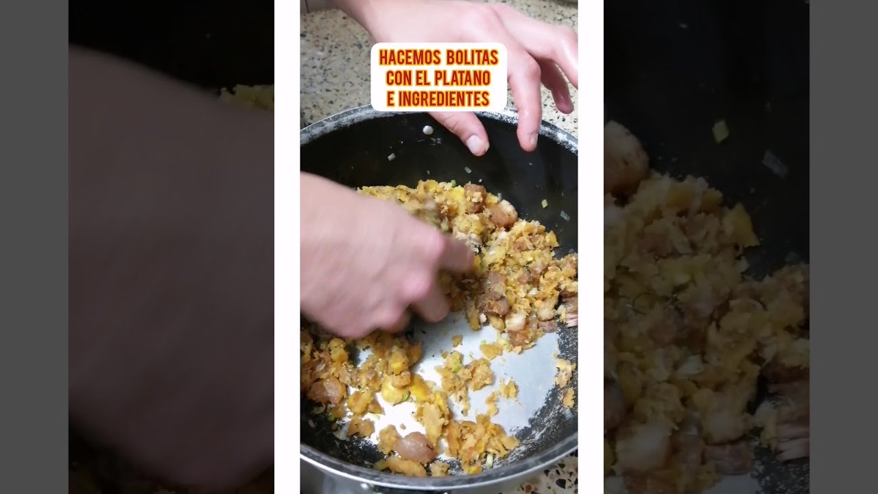 Receta de Migas de plátano con chicharrón