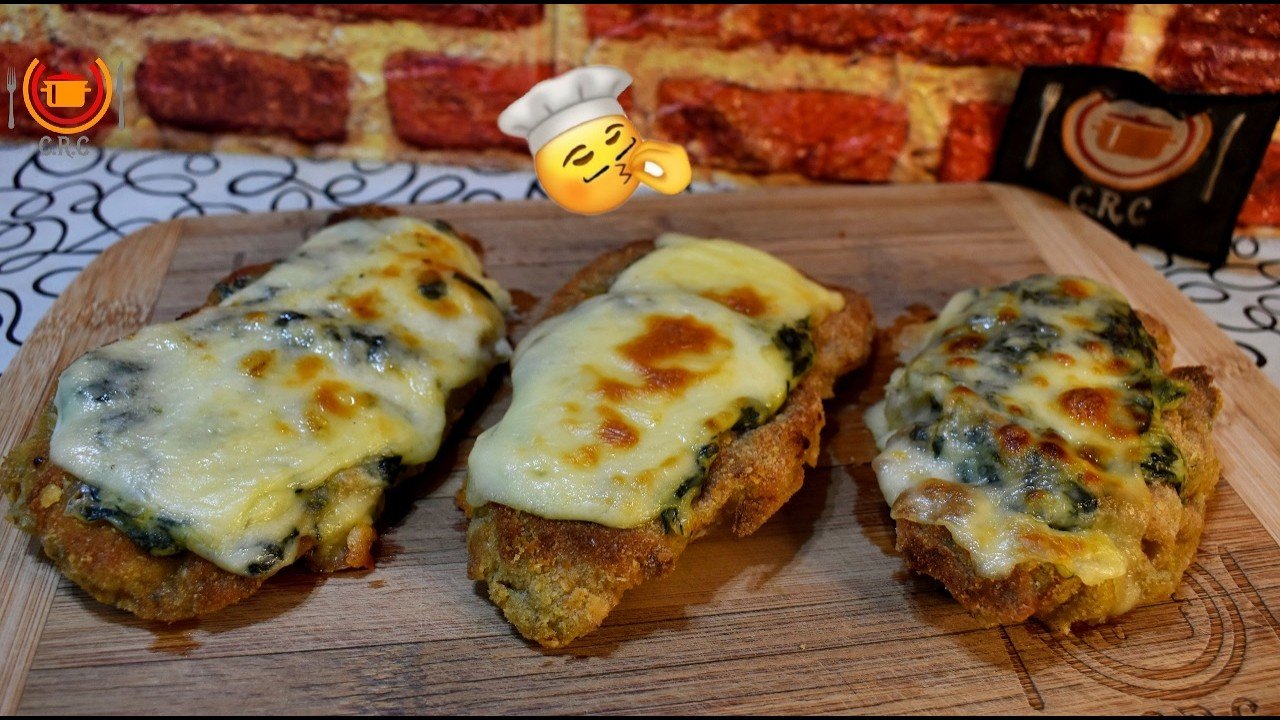 Receta de Milanesa a la florentina