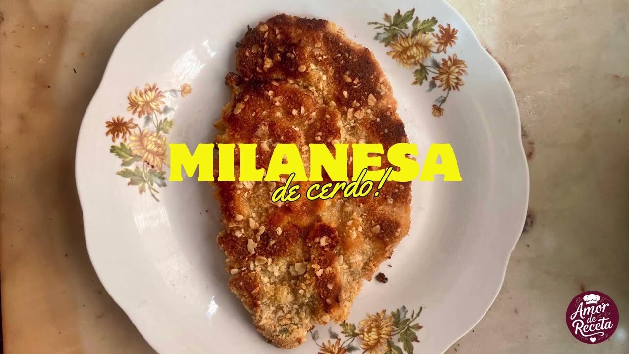 Receta de Milanesa de cerdo al horno