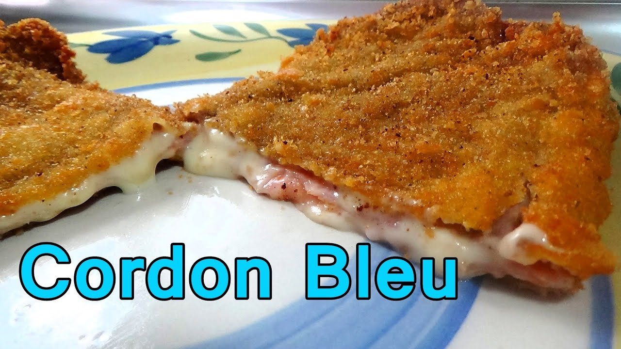 Receta de Milanesa de res rellena de queso y jamón