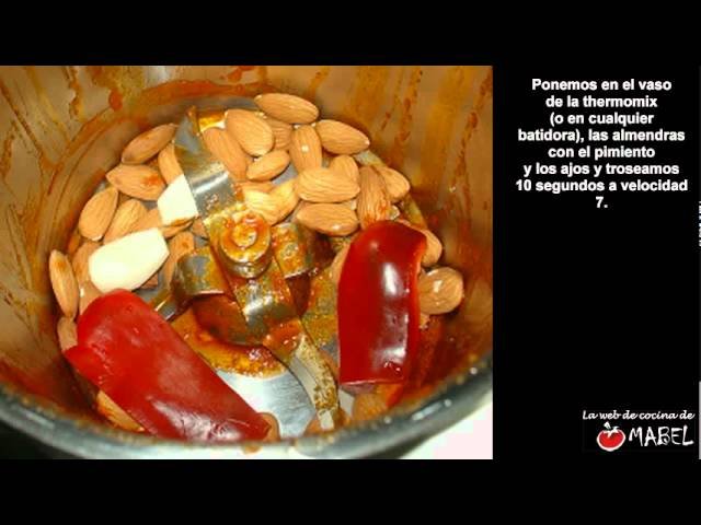Receta de Mojo de almendras con Thermomix