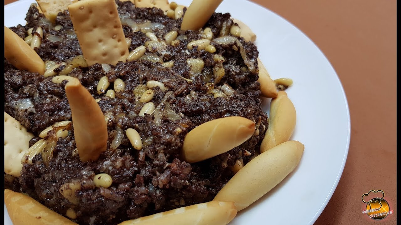 Receta de Morcilla con manzana y piñones