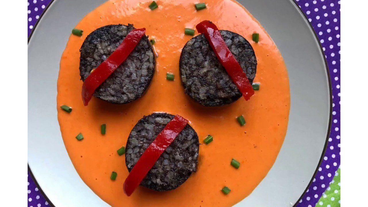 Receta de Morcilla con pimientos del piquillo