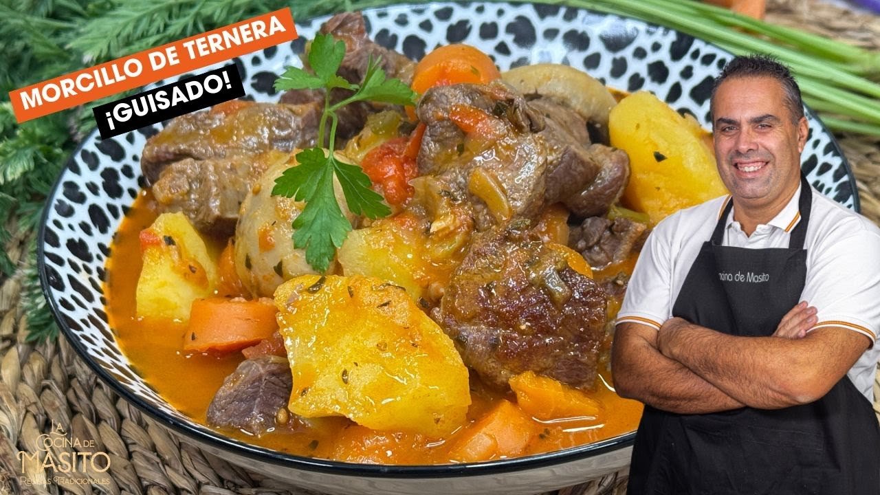 Receta de Morcillo de ternera guisado en olla rápida