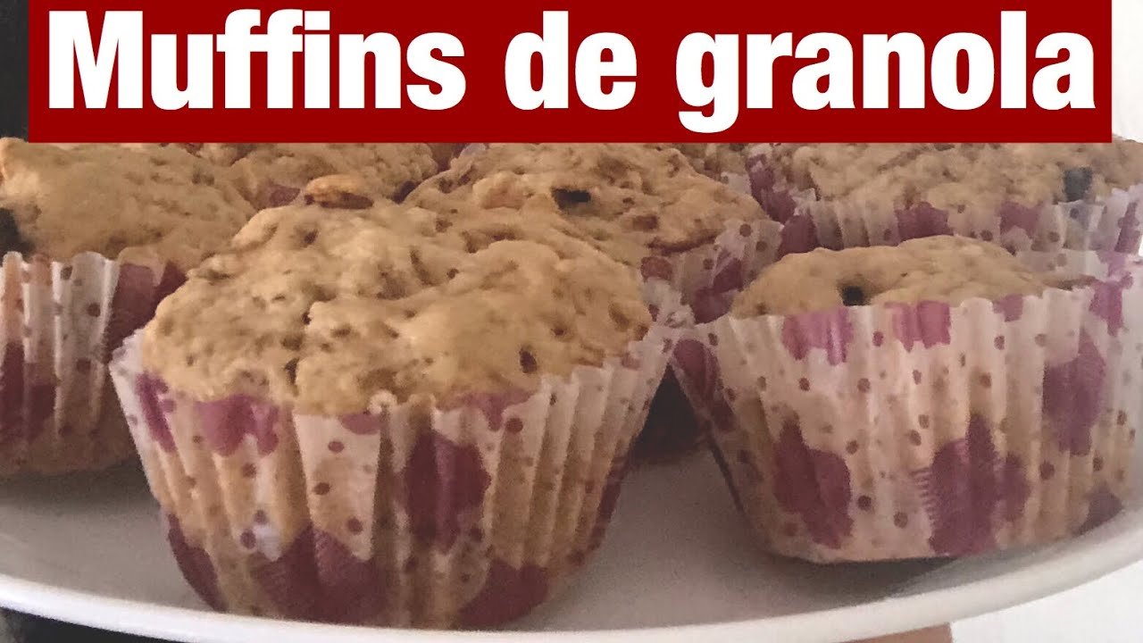 Receta de Muffins de granola