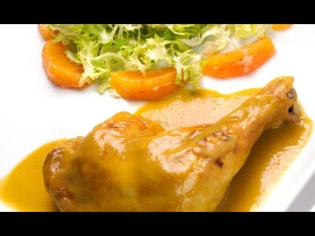 Receta de Muslos de pollo a la naranja