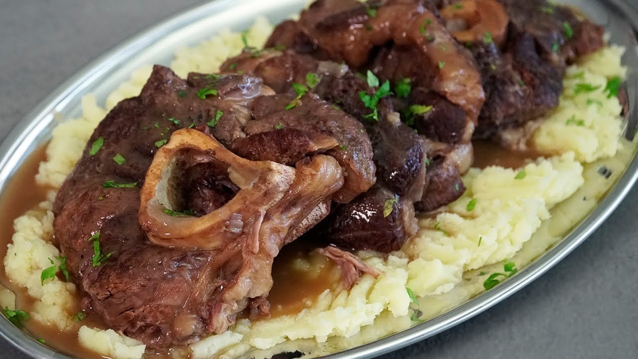 Receta de Osobuco al vino tinto