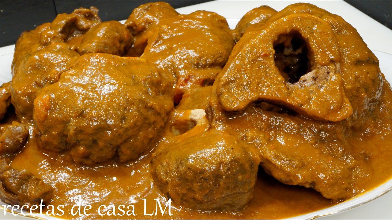 Receta de Osobuco en salsa española