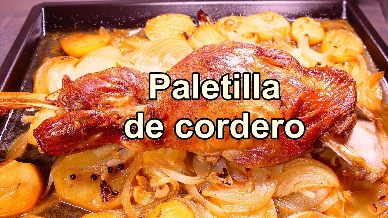 Receta de Paletilla de cordero al horno con romero