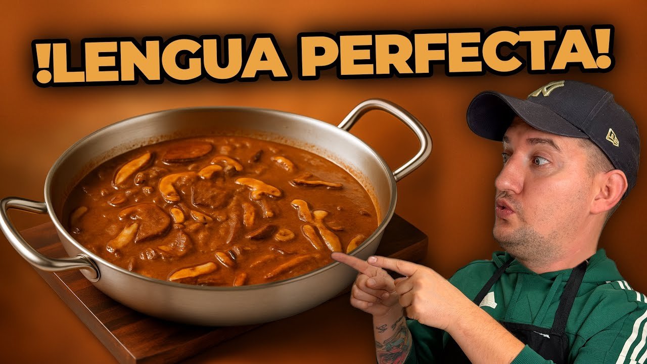 Receta de Parrillada de lengua y setas