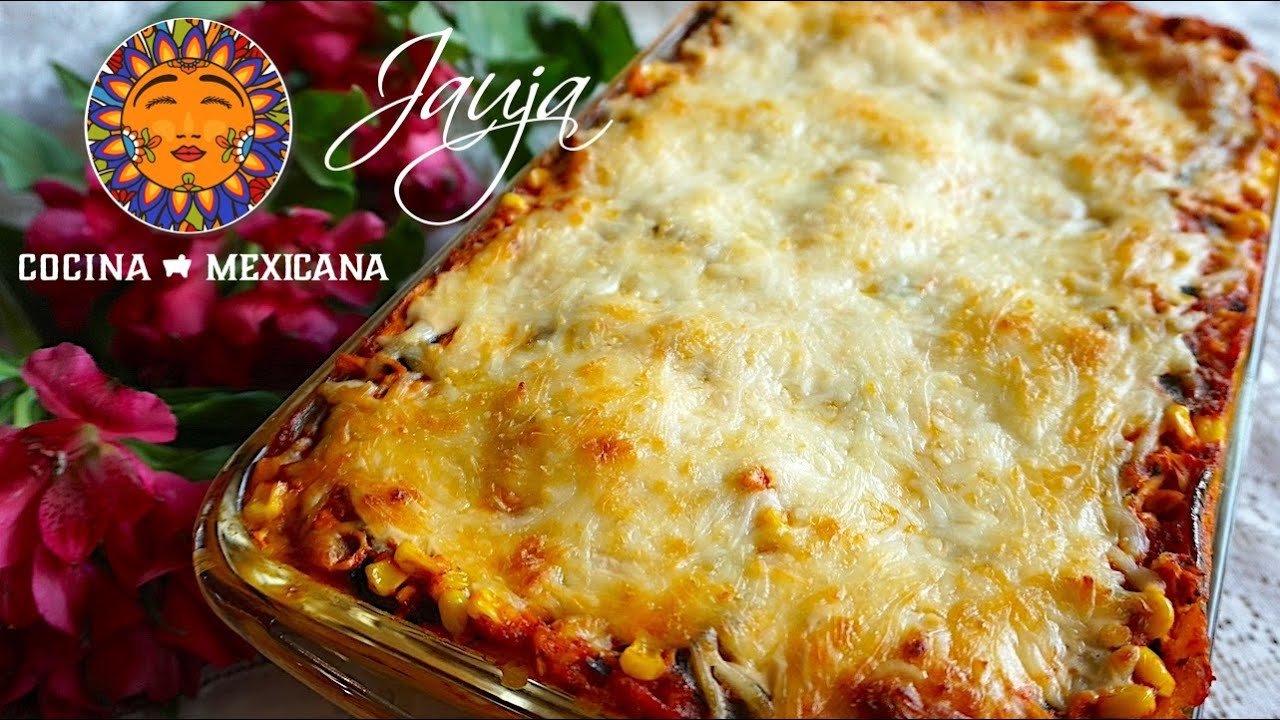 Receta de Pastel azteca de pollo