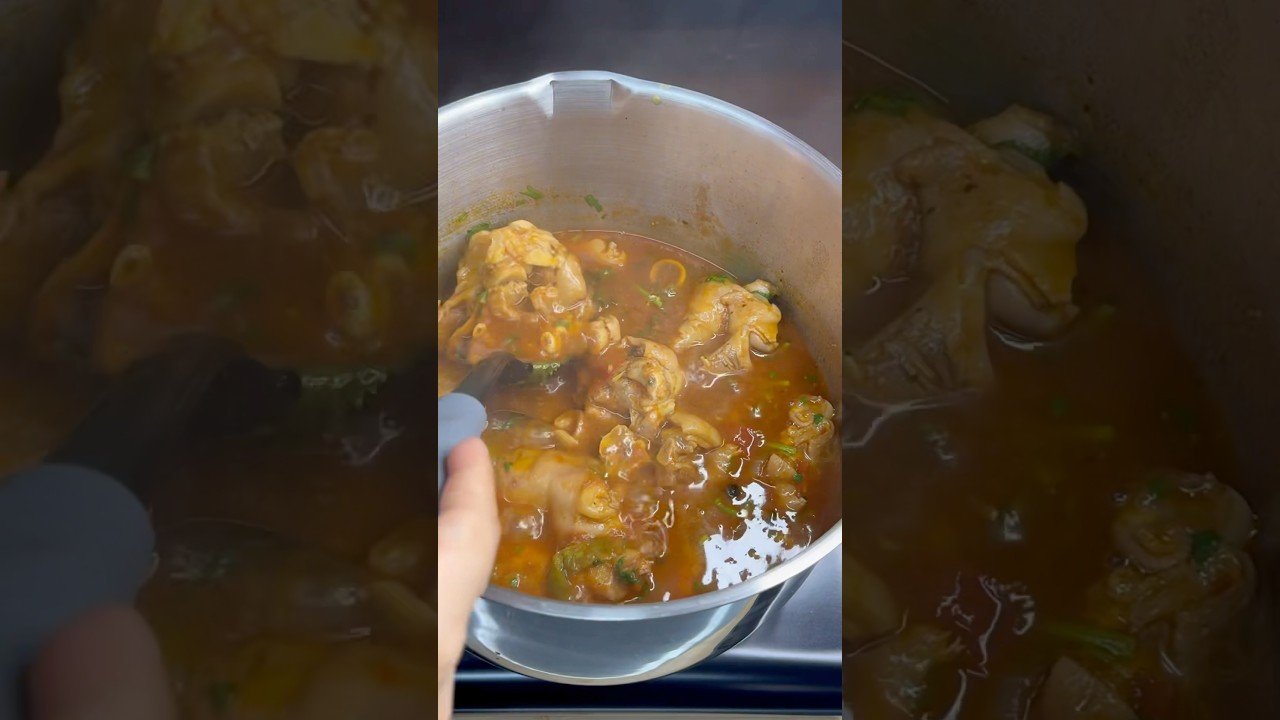 Receta de Patas de cerdo con Maíz