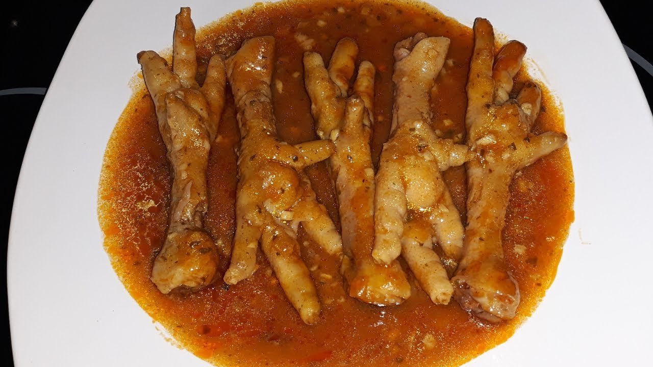 Receta de Patas de pollo en salsa