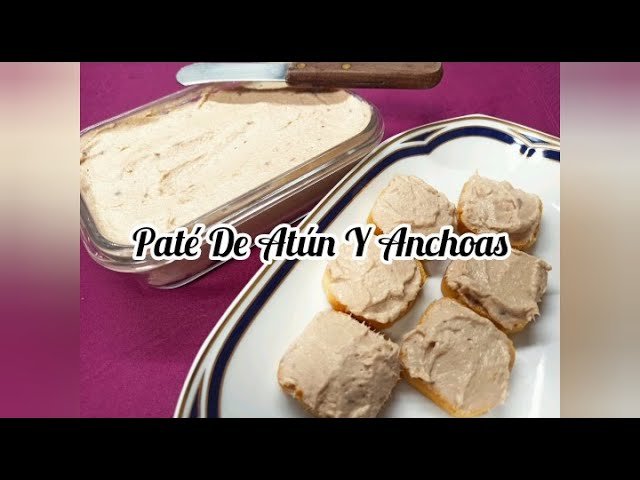Receta de Paté de anchoas con Thermomix
