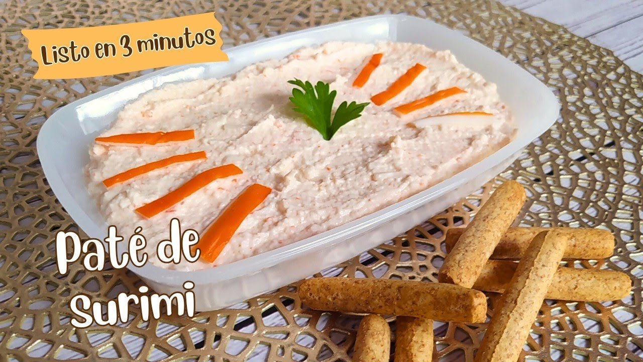 Receta de Paté de huevo y palitos de cangrejo