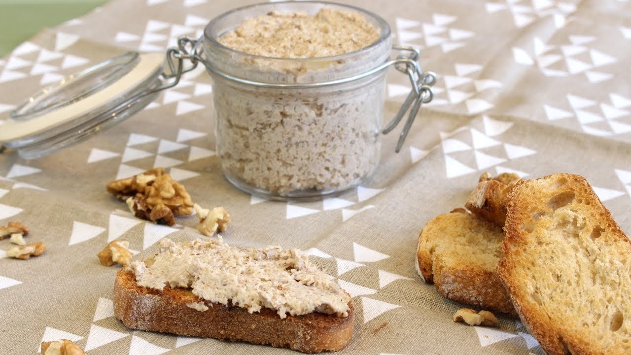 Receta de Paté de nueces y champiñones con Thermomix