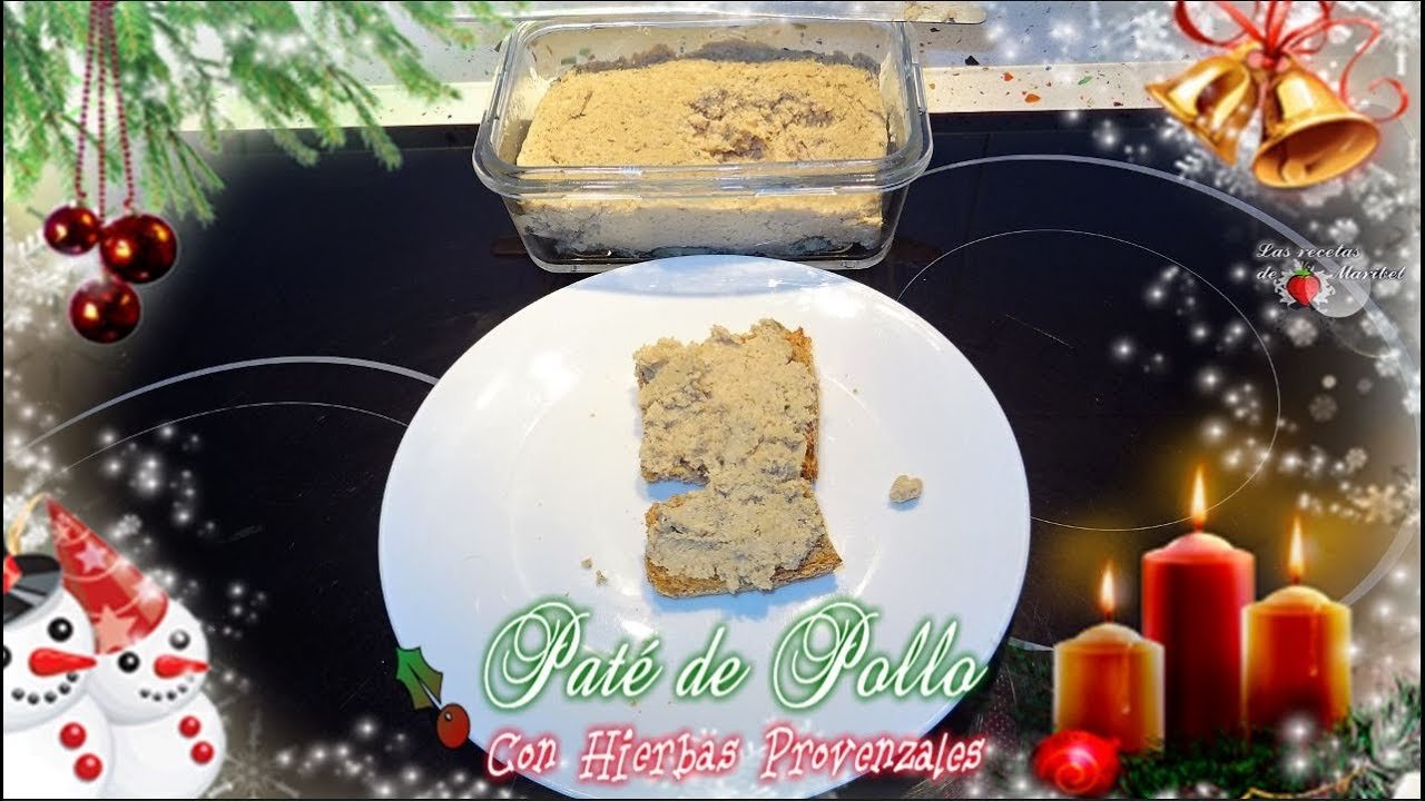 Receta de Paté de pollo y hierbas provenzales con Thermomix