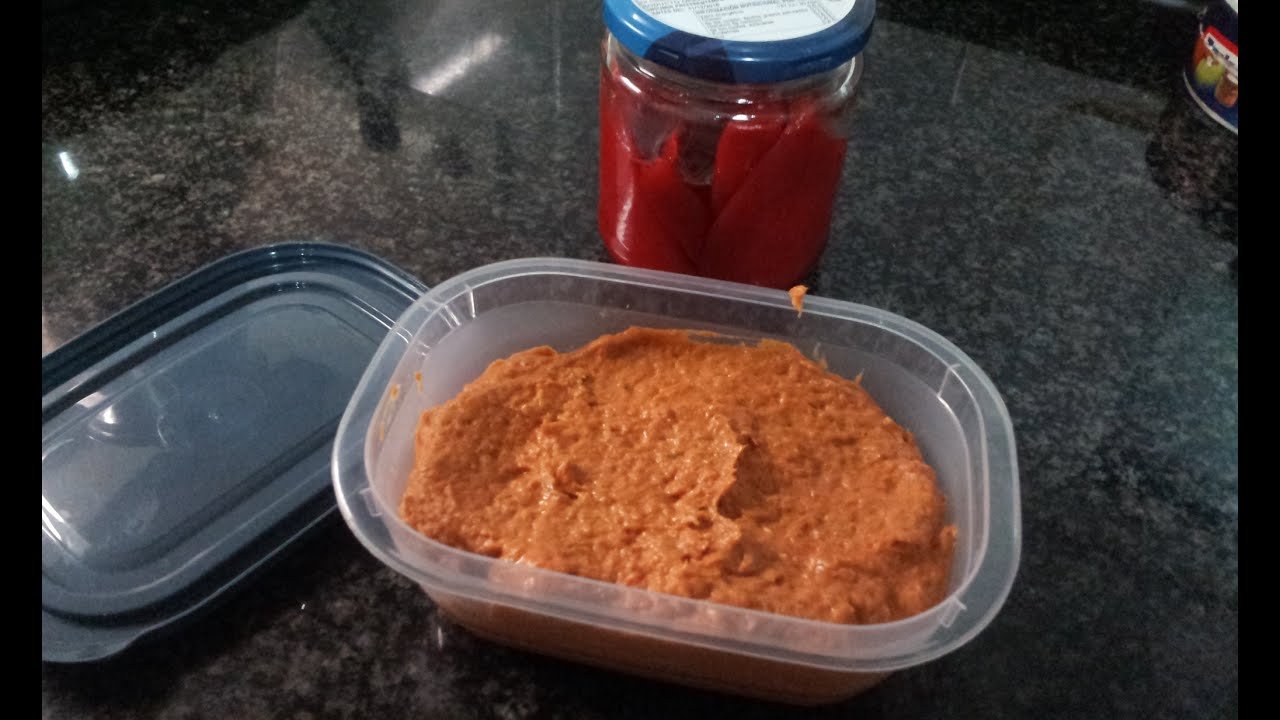 Receta de Paté de sardinas y pimientos con Thermomix