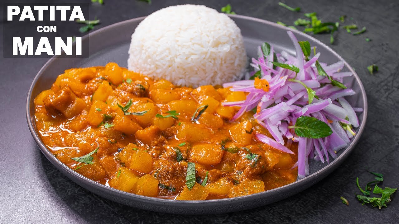 Receta de Patitas con maní