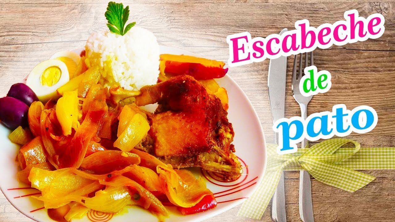 Receta de Pato en escabeche
