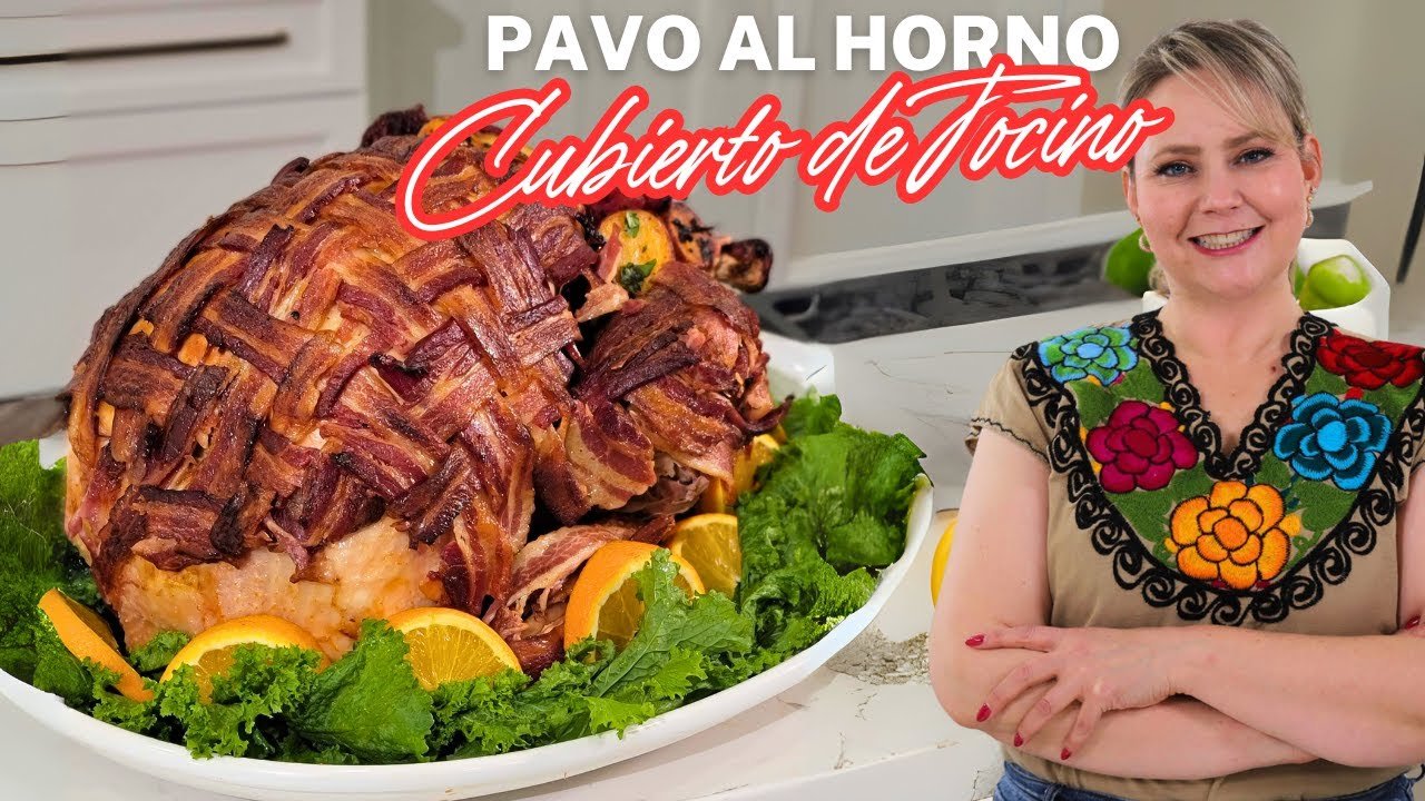 Receta de Pavo de Navidad con tocino