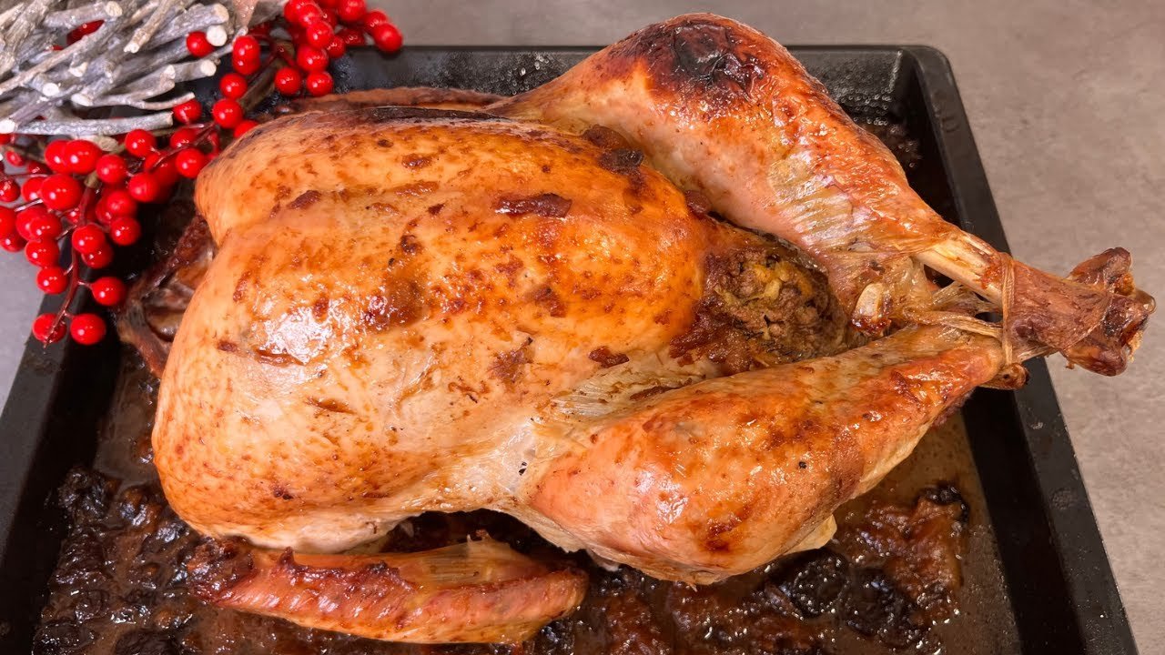 Receta de Pavo relleno al horno