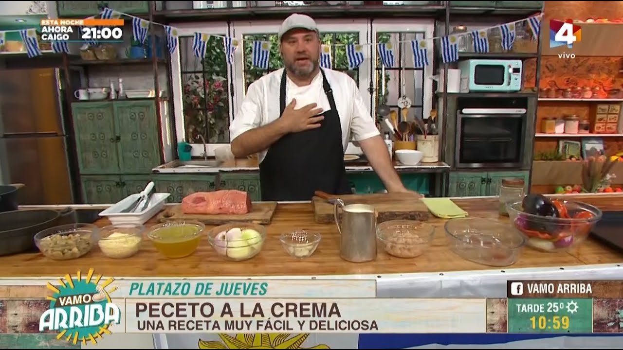 Receta de Peceto a la crema