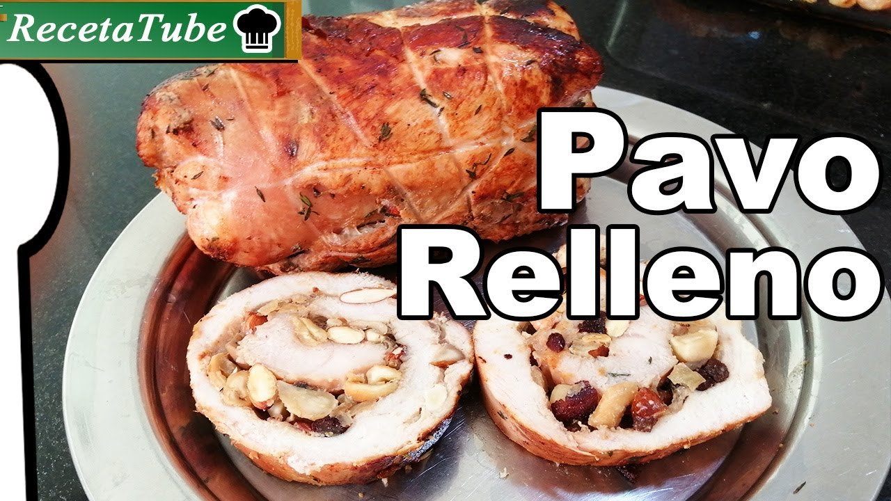 Receta de Pechuga de pavo rellena de frutos secos