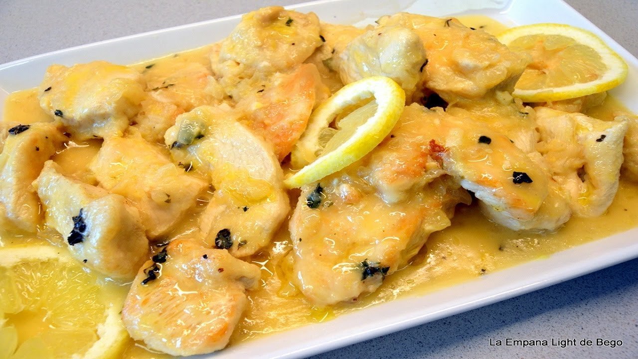 Receta de Pechuga de pollo al limón