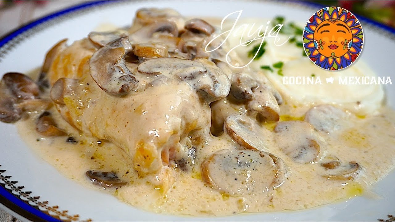 Receta de Pechugas rellenas a la crema