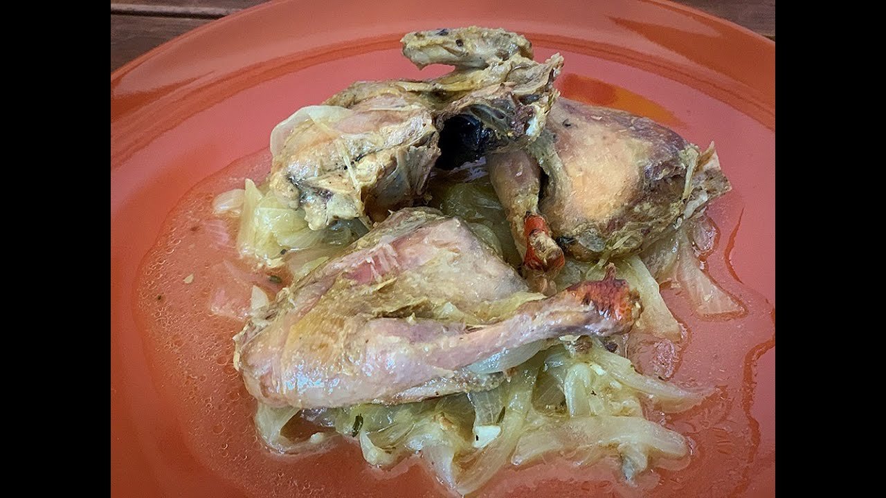 Receta de Perdiz encebollada