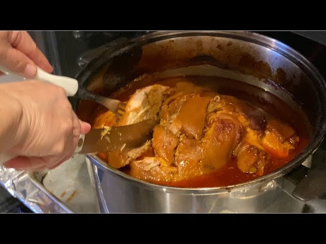 Receta de Pierna de cerdo al jerez