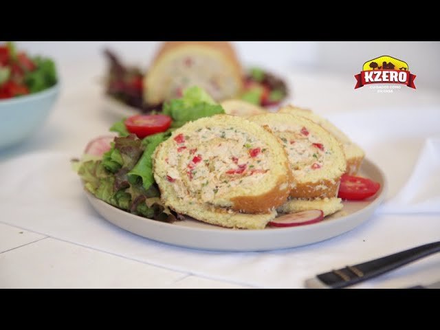 Receta de Pionono salado de pollo